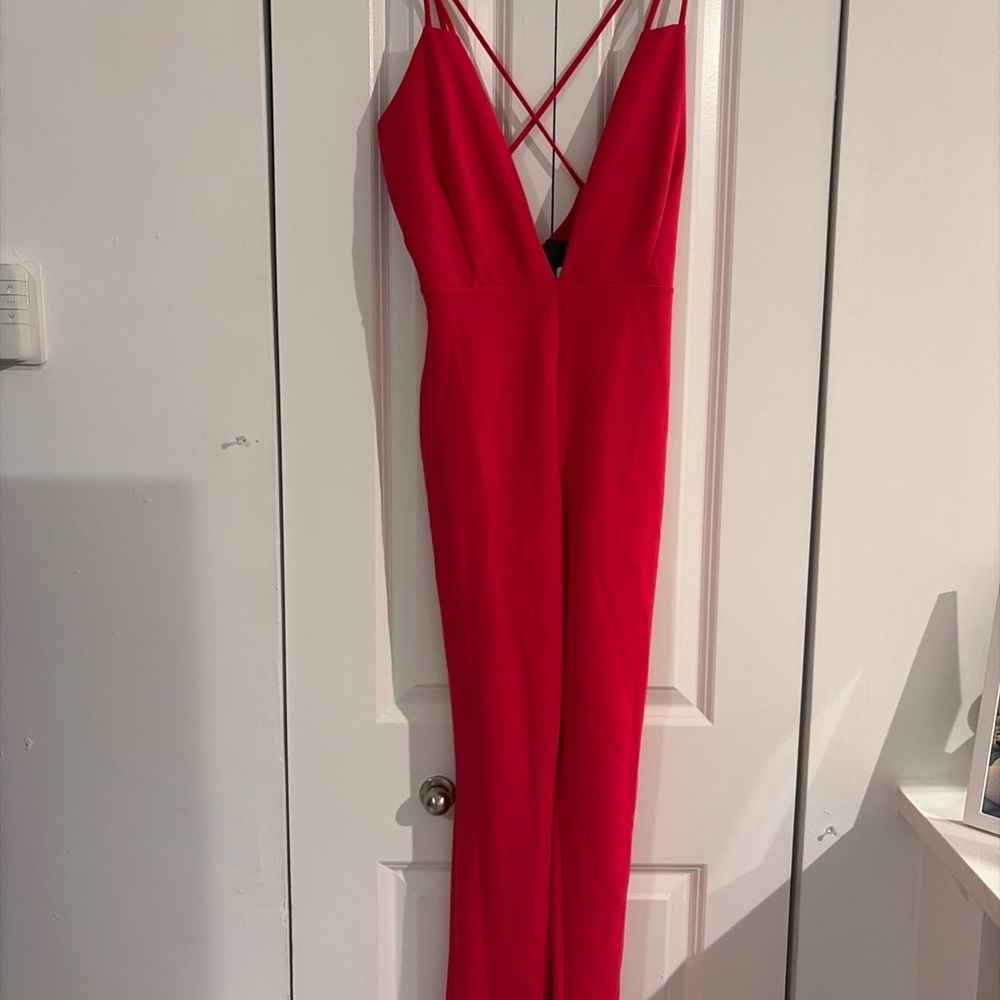 Fashion Nova Bold Pink Bodysuit NWT